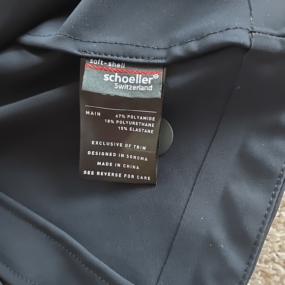 Qor Performance Suiting Softshell Blazer Jacket Coat Men's Size S Black Stretch - Picture 16 of 16